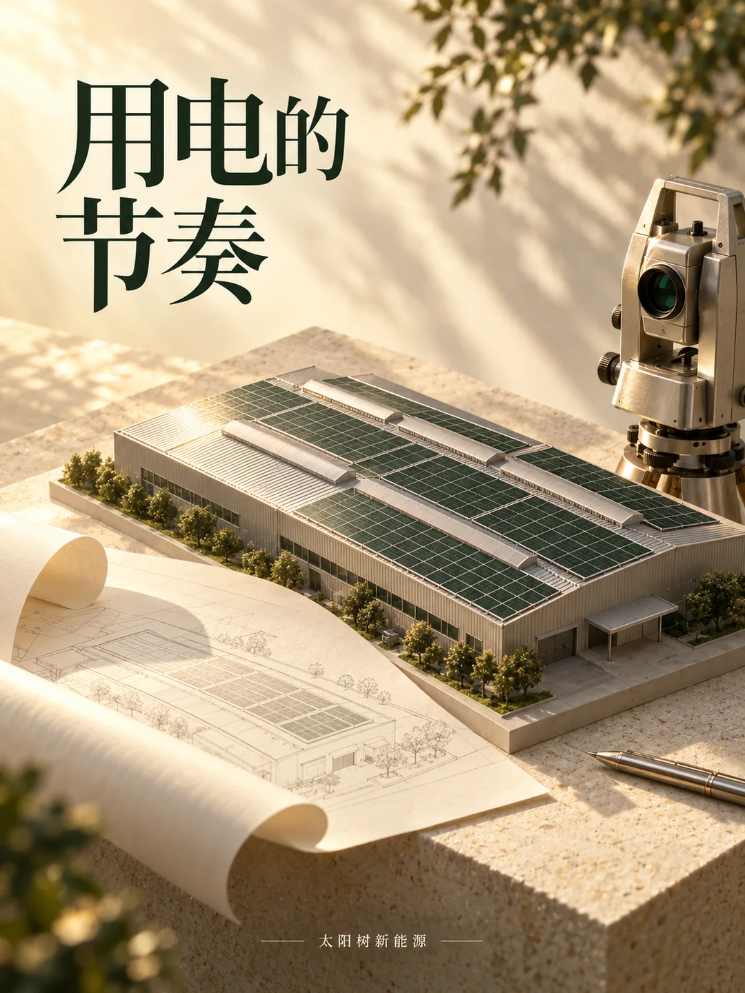 用电的节奏，AI概念配图