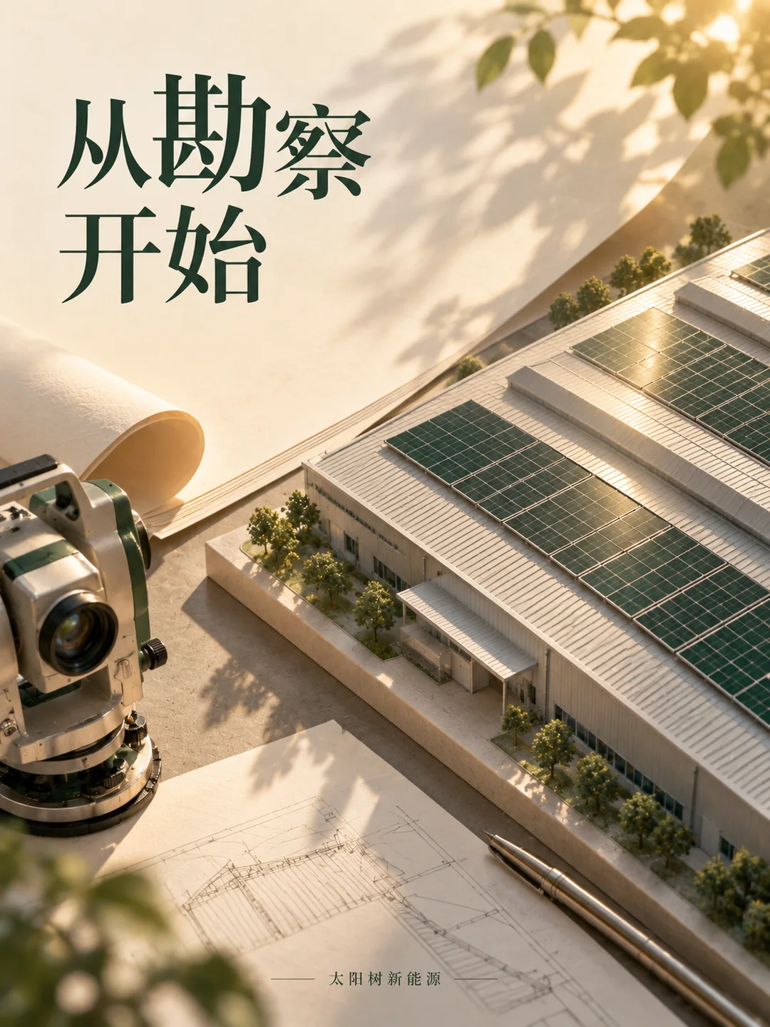 从勘察开始，AI概念配图