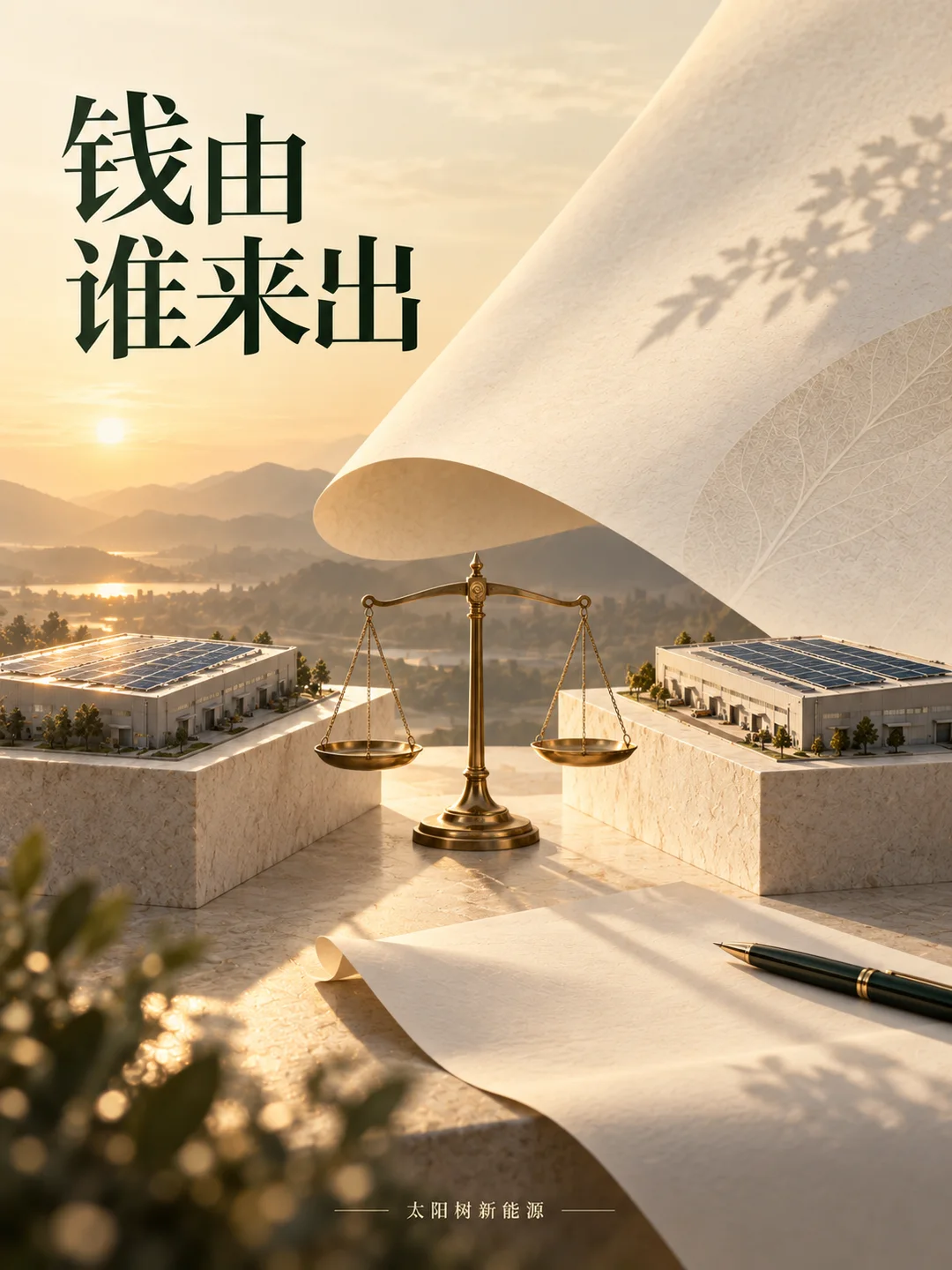 钱由谁来出，AI概念配图