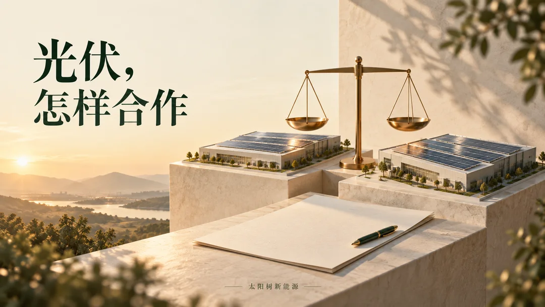 光伏,怎样合作,AI概念配图