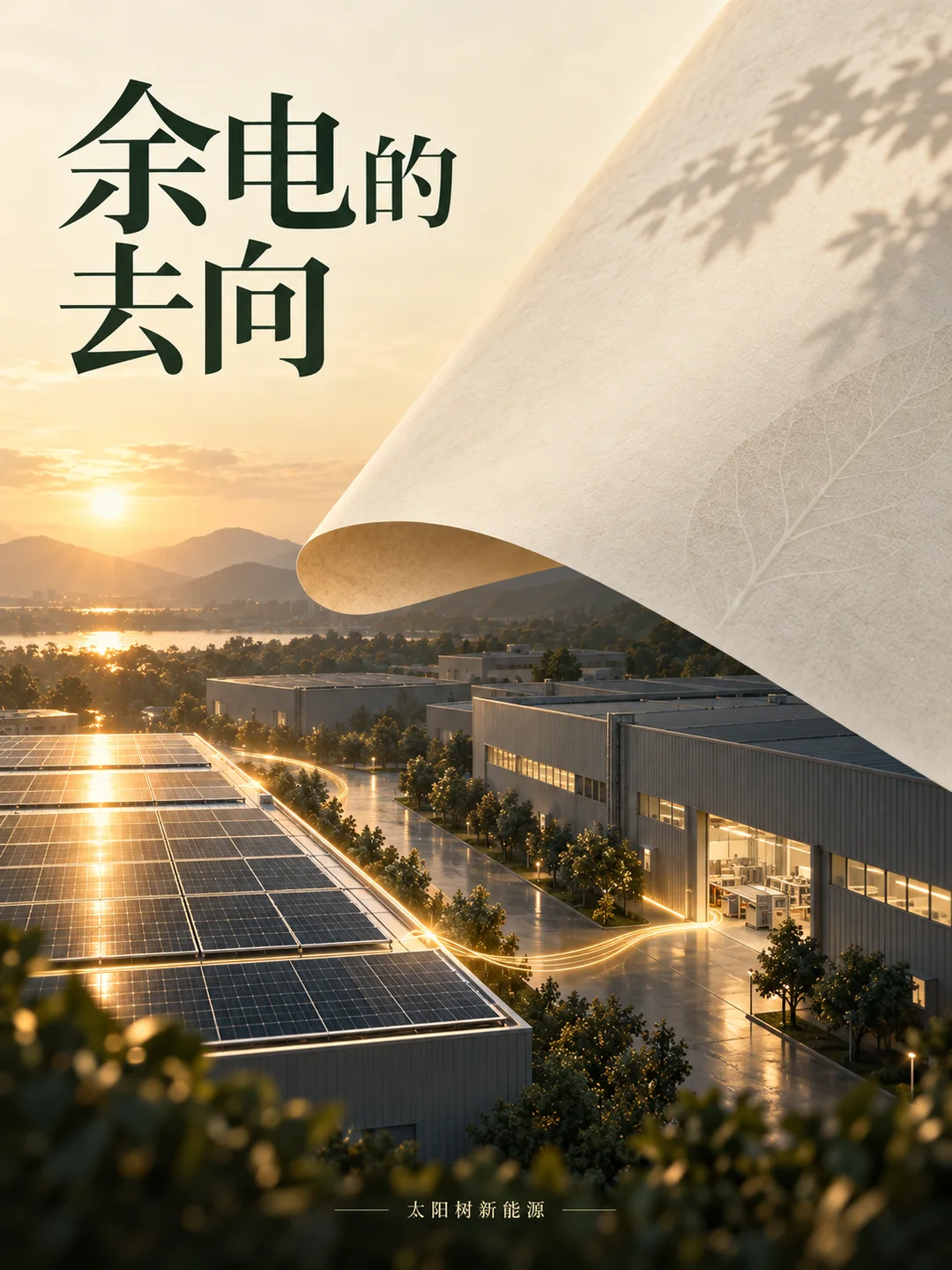 余电的去向，AI概念配图