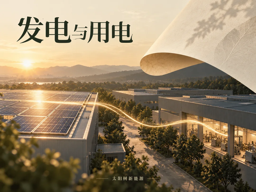 发电与用电，AI概念配图