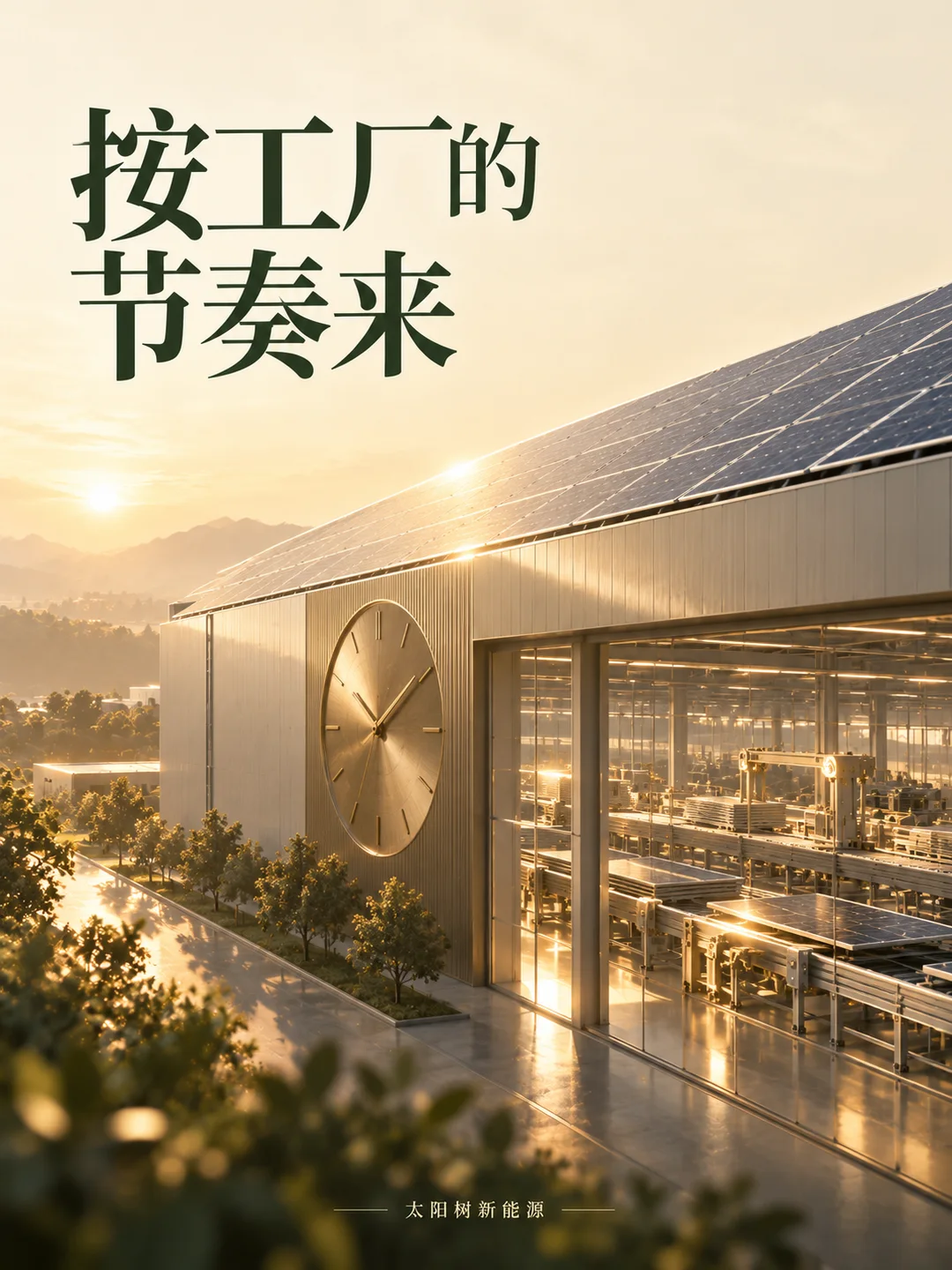 按工厂的节奏来，AI概念配图