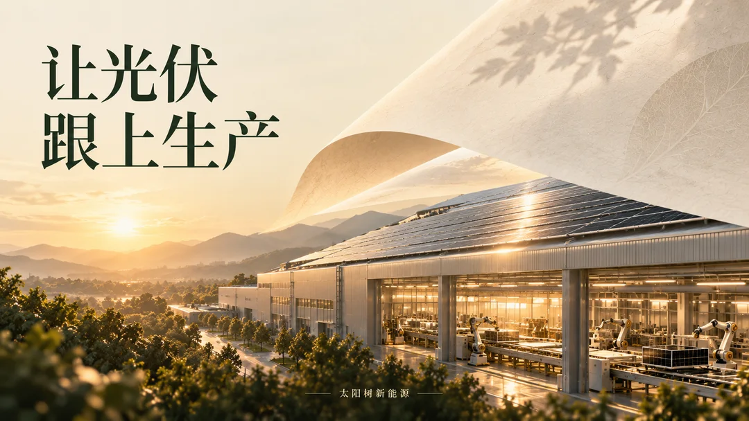 让光伏跟上生产,AI概念配图