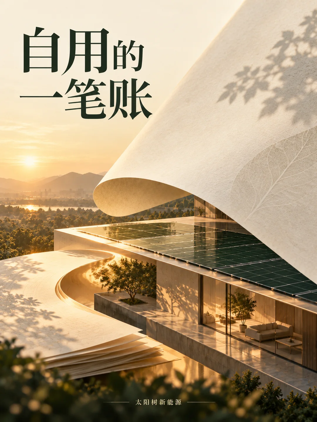 自用的一笔账，AI概念配图