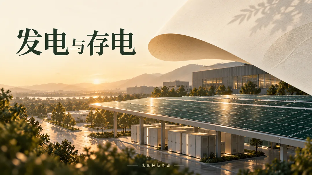 发电与存电,AI概念配图