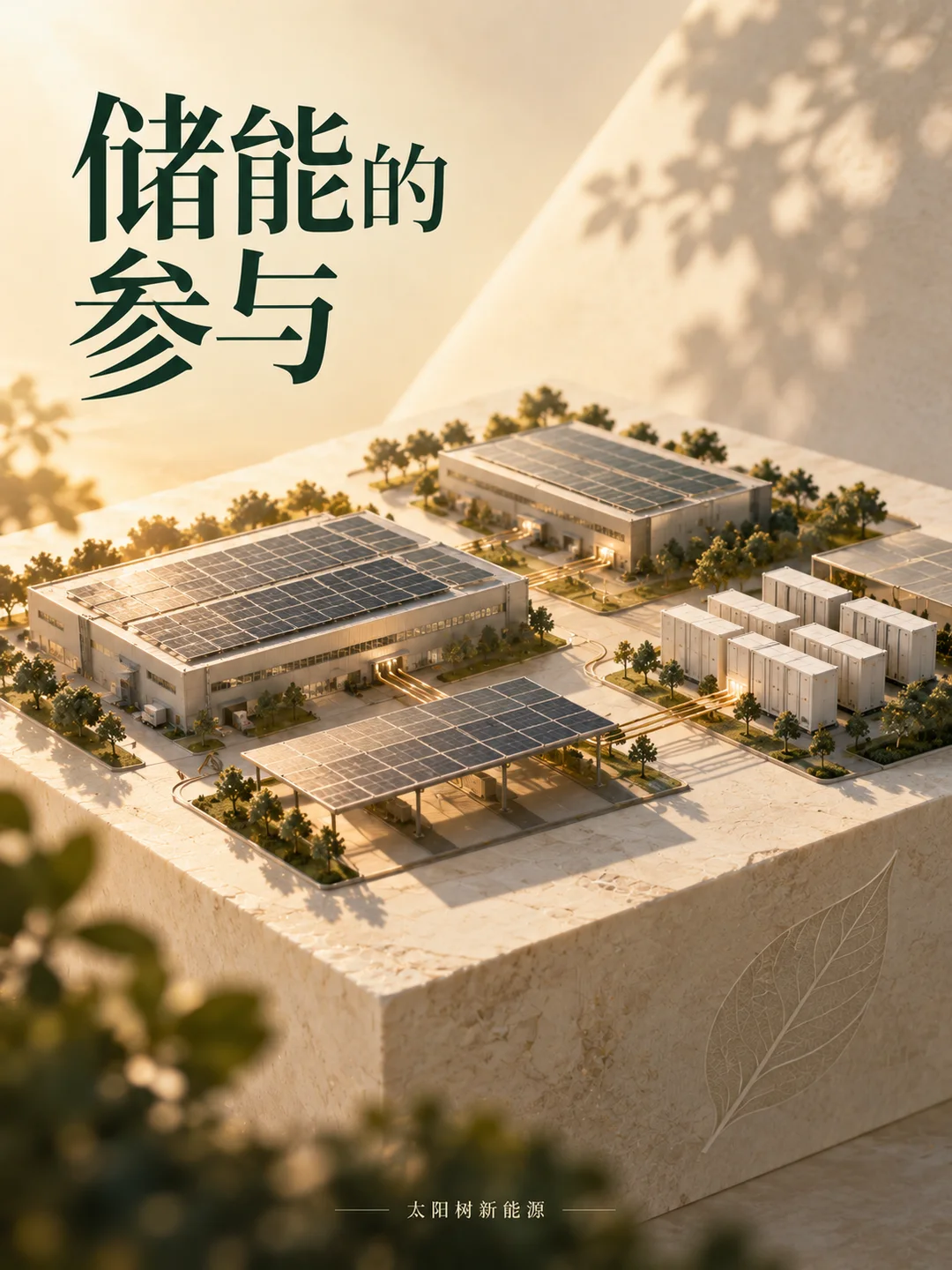 储能的参与，AI概念配图
