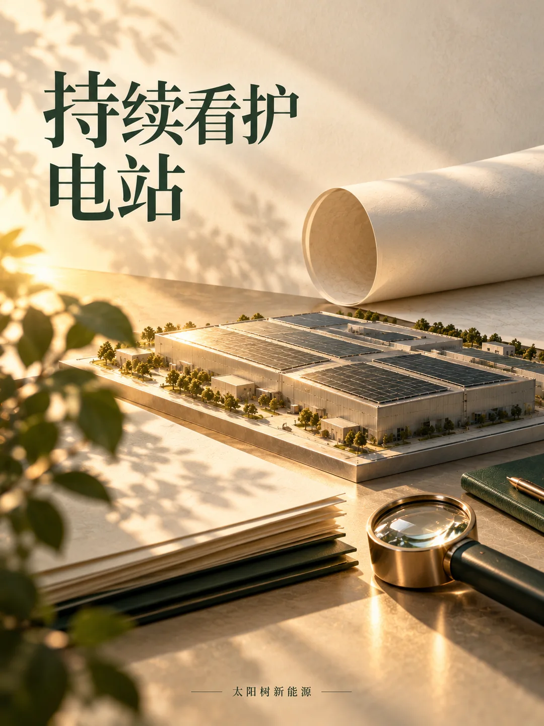 持续看护电站,AI概念配图