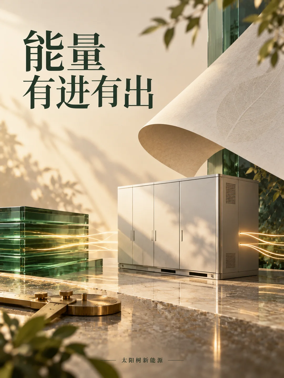 能量有进有出,AI概念配图