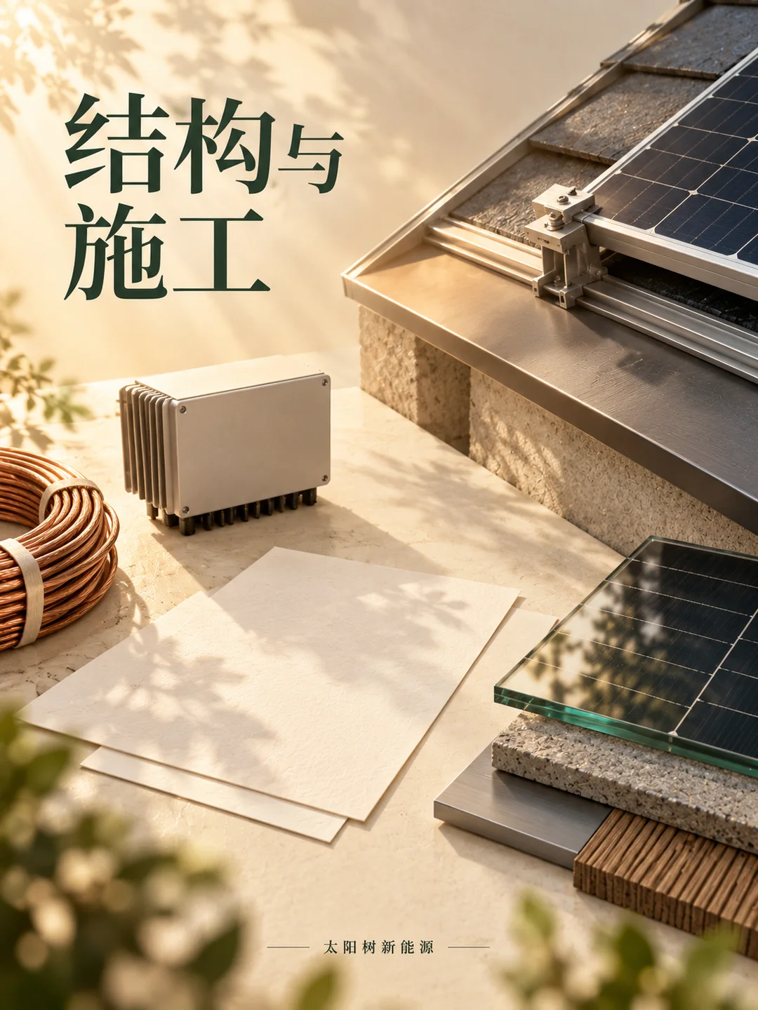 结构与施工，AI概念配图