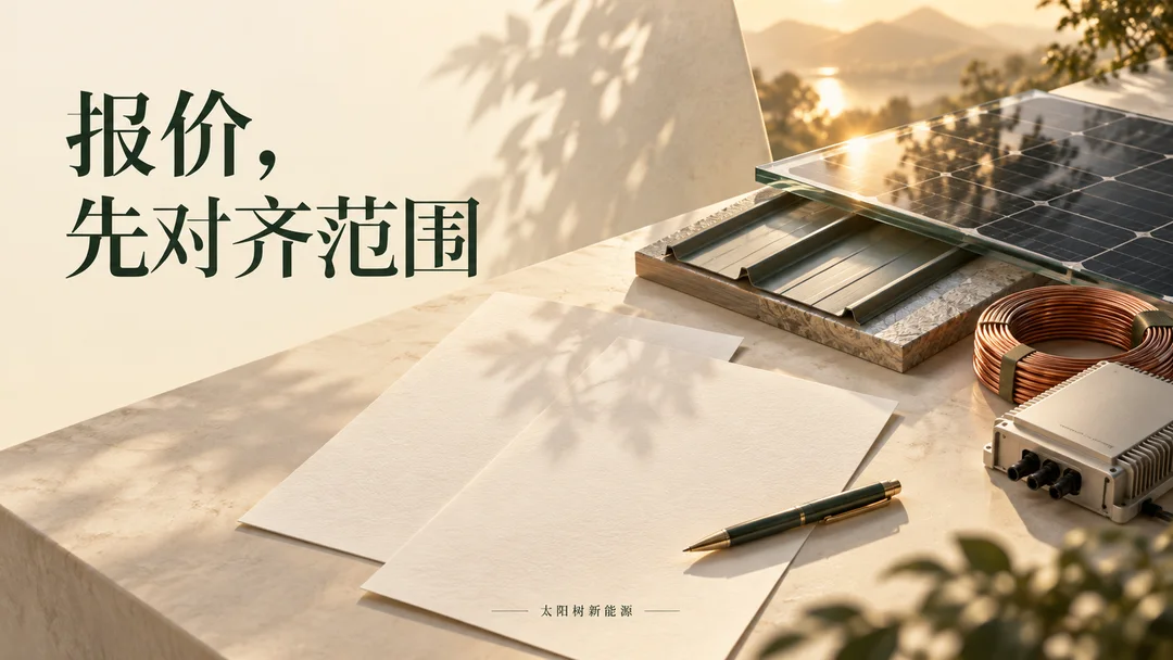报价,先对齐范围,AI概念配图