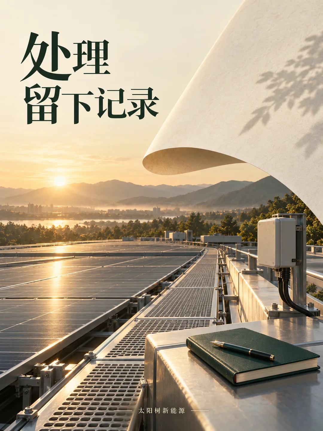 处理留下记录,AI概念配图
