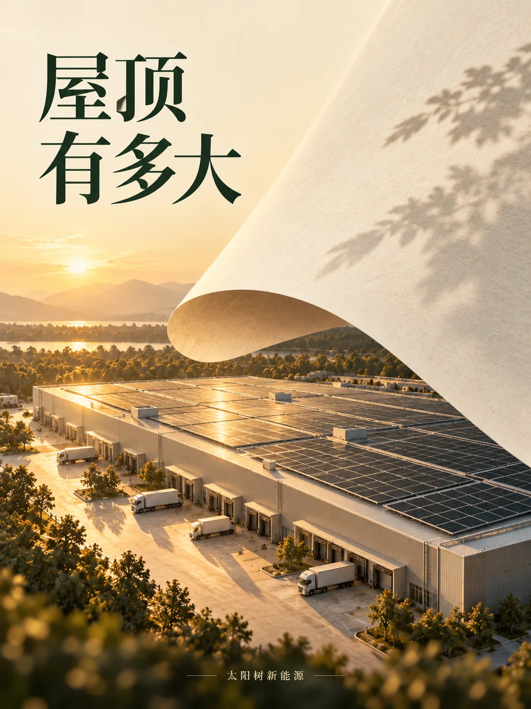 屋顶有多大,AI概念配图
