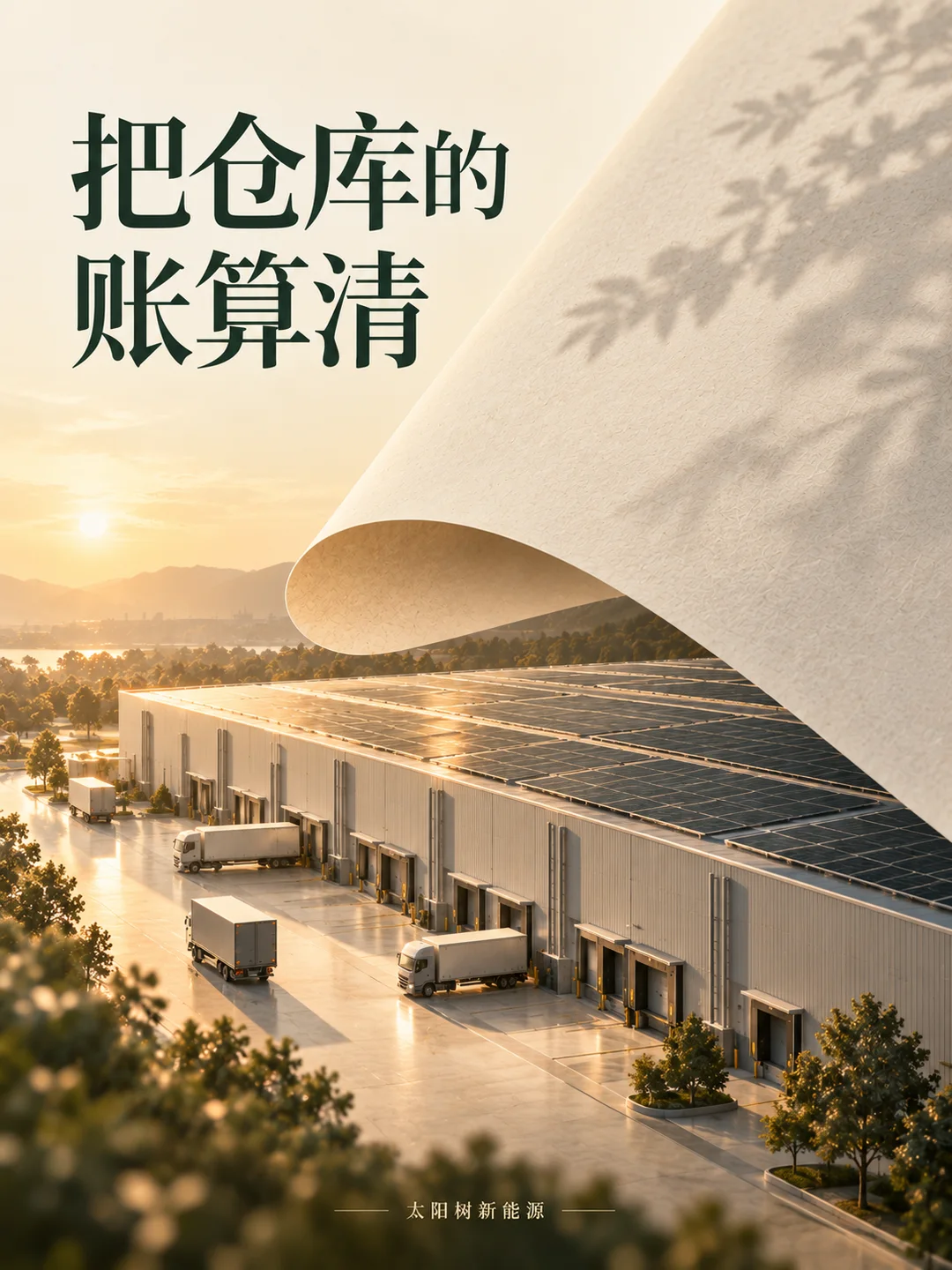 把仓库的账算清,AI概念配图