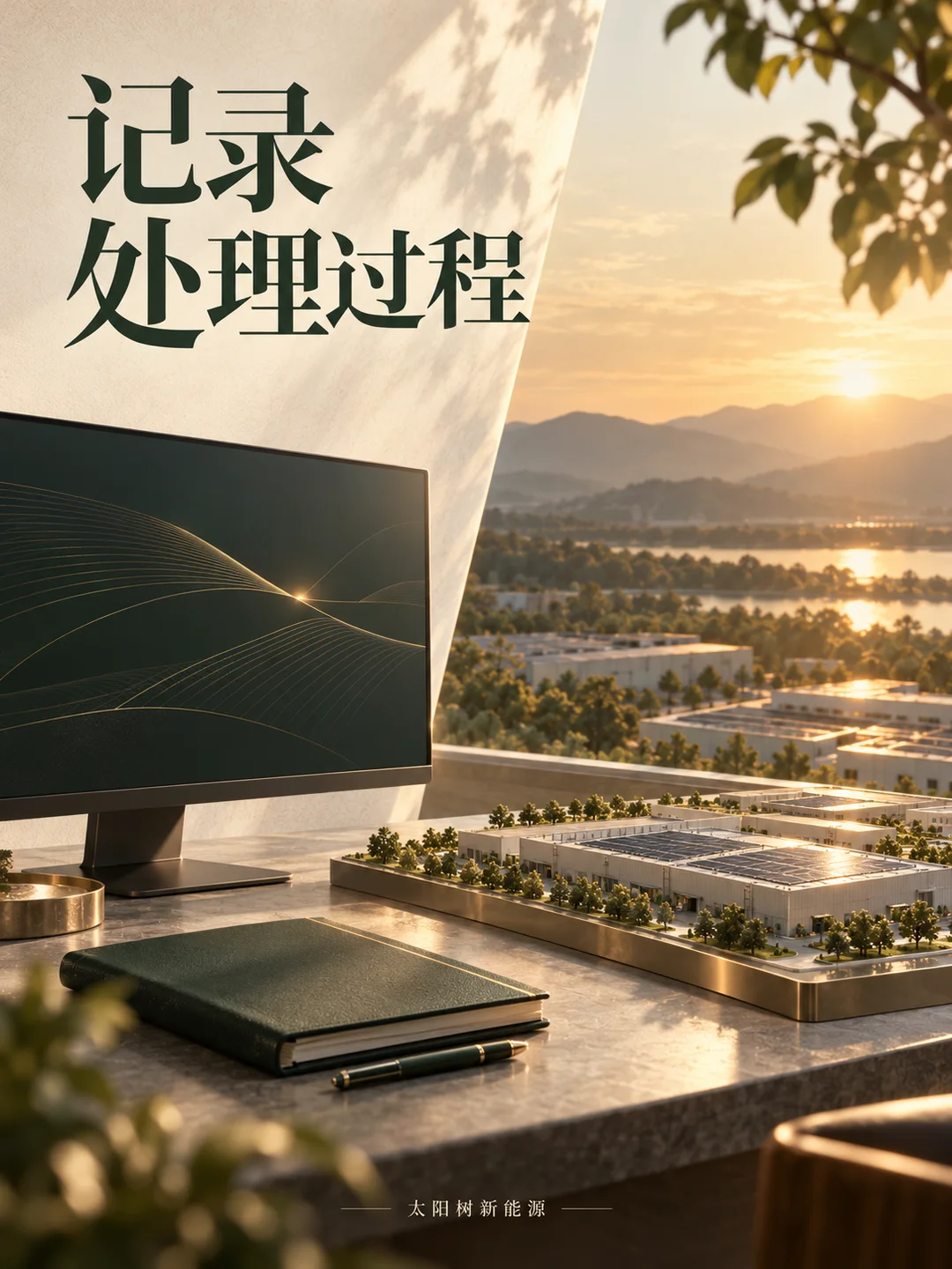 记录处理过程,AI概念配图