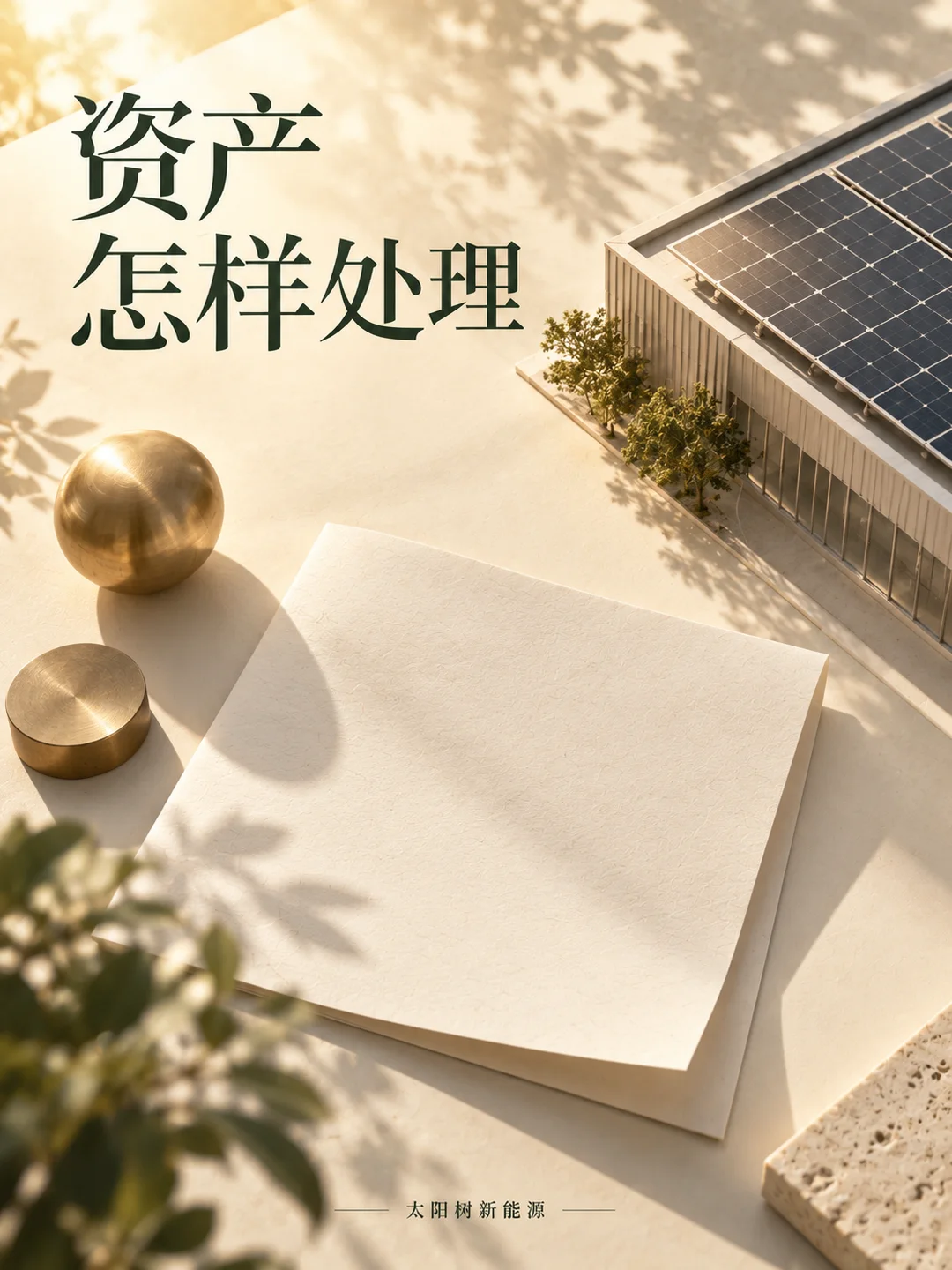 资产怎样处理,AI概念配图