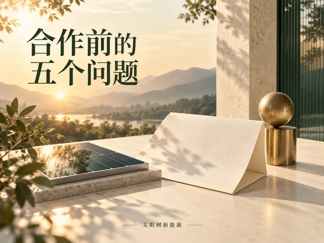 合作前的五个问题,AI概念配图
