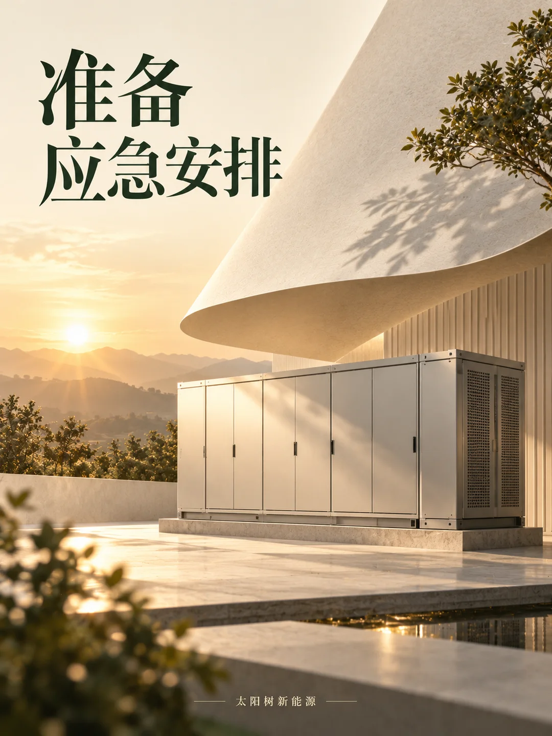 准备应急安排,AI概念配图