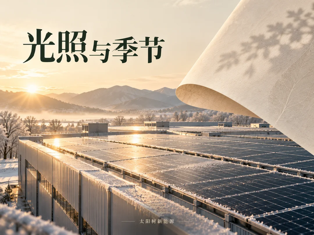 光照与季节，AI概念配图
