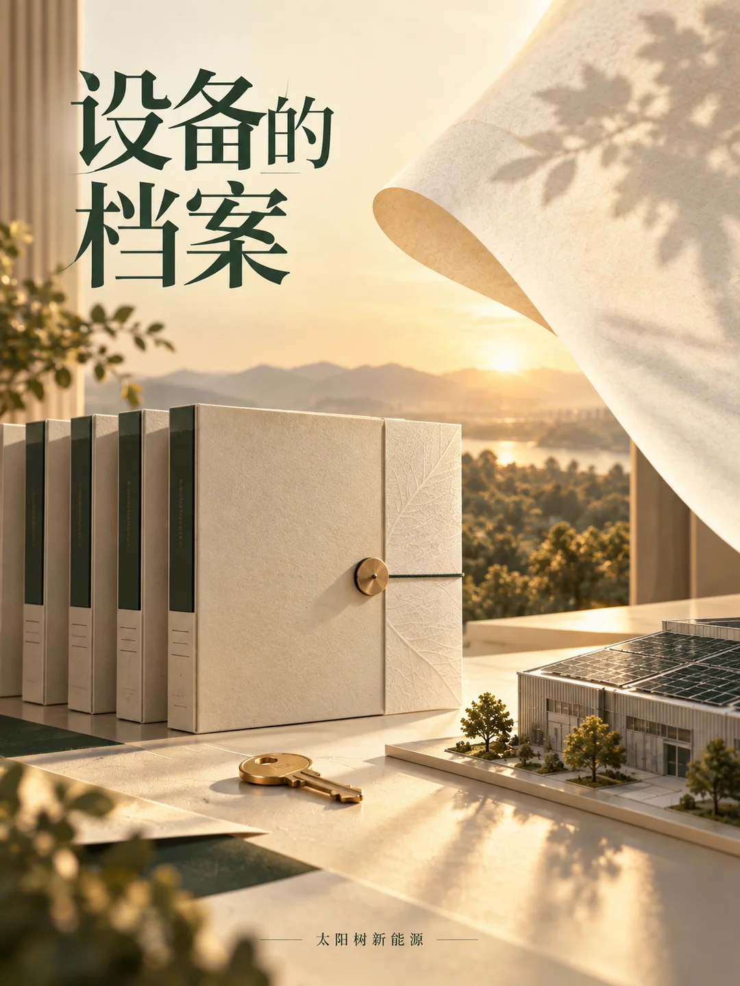 设备的档案，AI概念配图