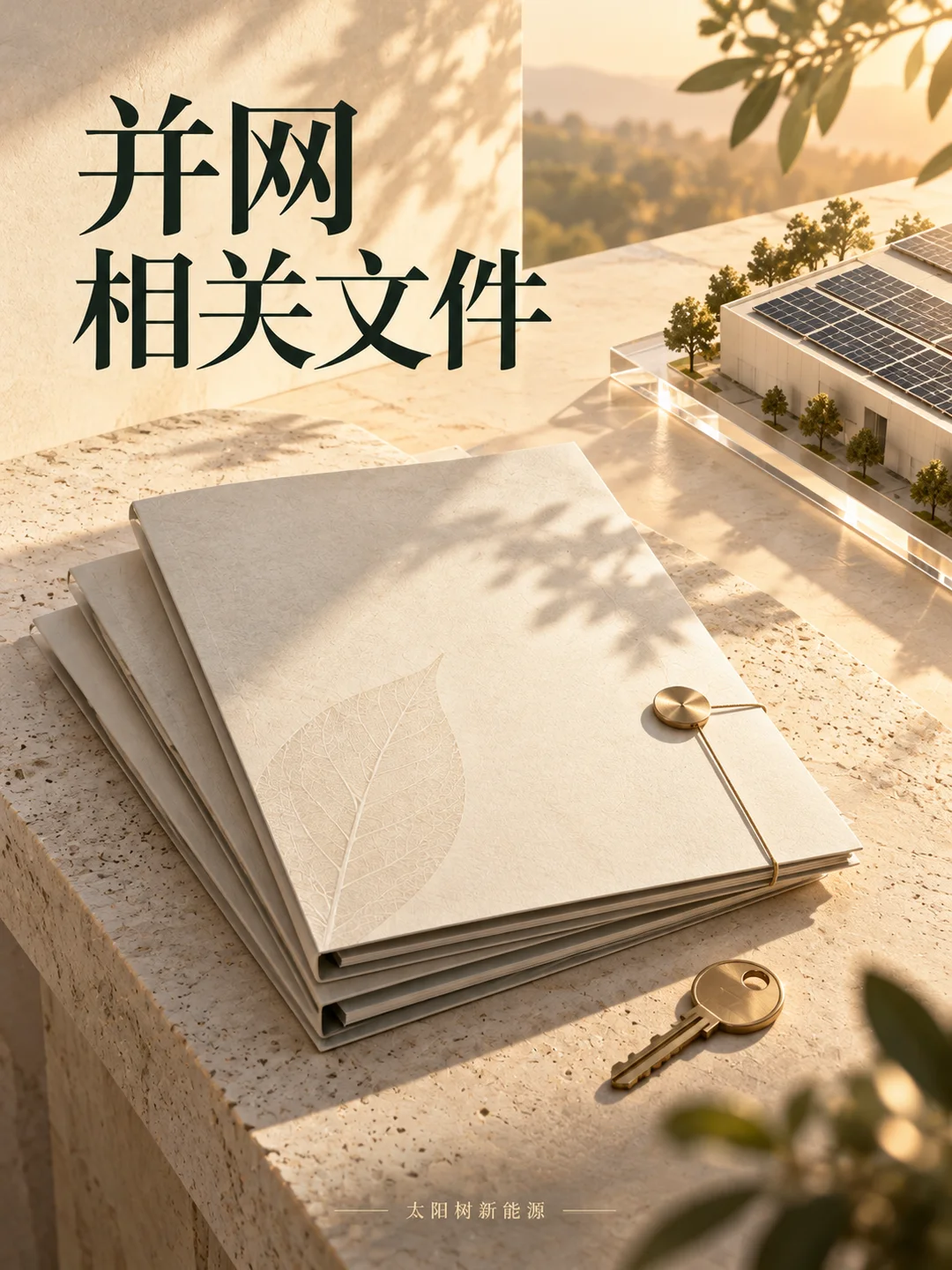 并网相关文件，AI概念配图
