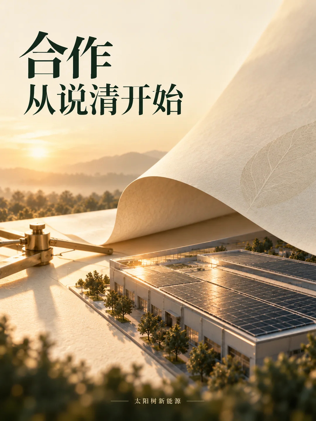 合作从说清开始,AI概念配图