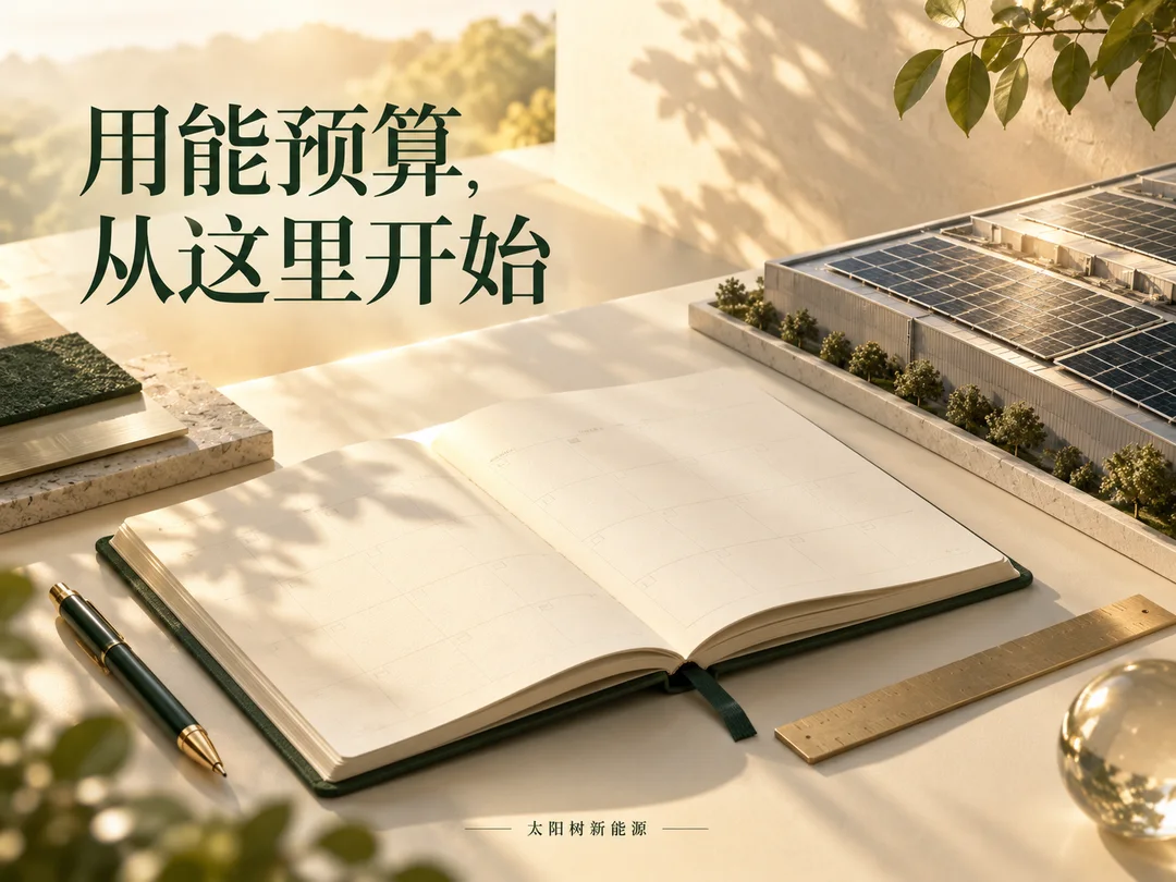 用能预算，从这里开始，AI概念配图