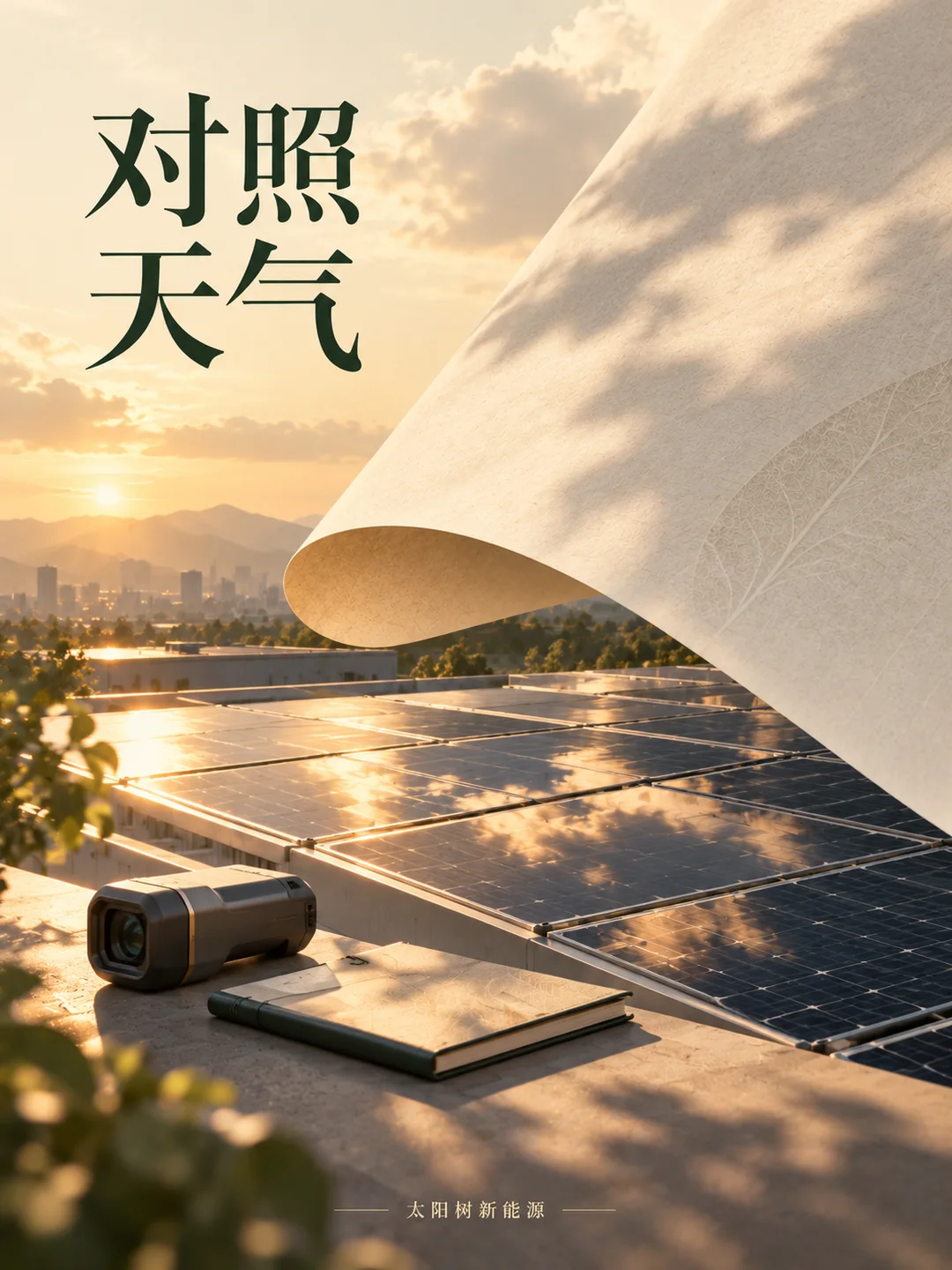 对照天气，AI概念配图