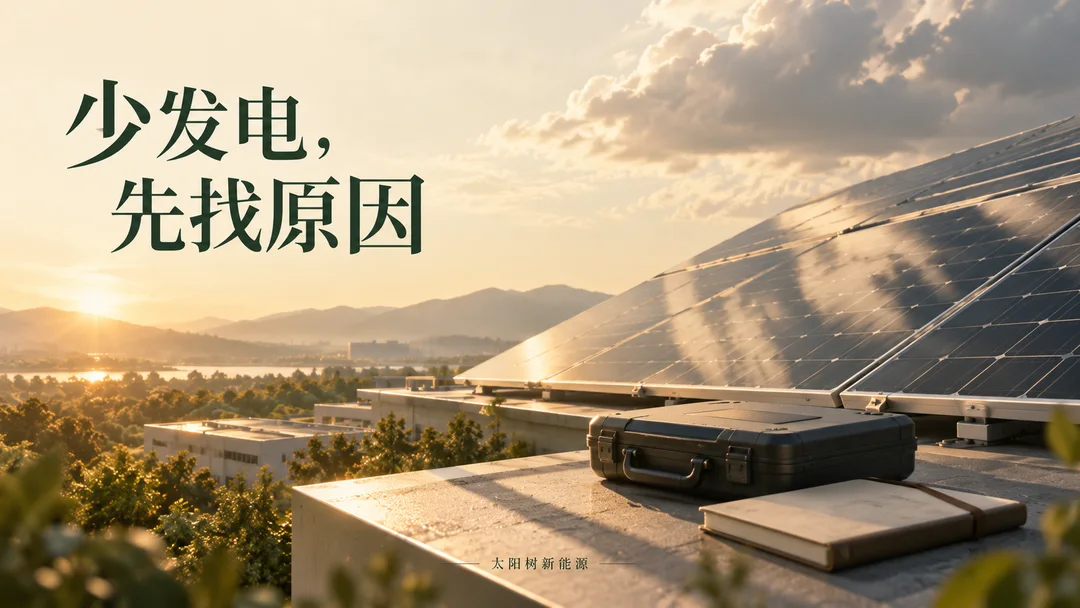 少发电,先找原因,AI概念配图